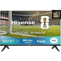 Hisense 32E4QTUK 32" HD Ready Smart LED TV with Freely – Direct Lit LED, Natural Colour Enhancer, Dolby Audio, DTS Virtual, Game Mode, Sports Mode, VIDAA OS, New