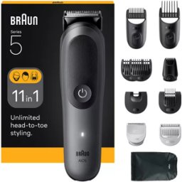 Braun AIO5560 11in1 Beard & Hair Clipper Multi-Grooming Kit, New