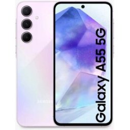 SAMSUNG Galaxy A55 5G 128GB 8GB RAM, Dual Sim, Awesome Lilac, Unlocked Smartphone, Used - Very Good