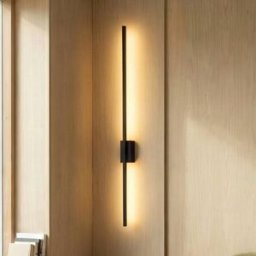 LED Wall Light Flash TK Lighting, Black, Living / Dining Room, metal, Modern, Wall Light