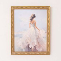 Large Vintage Princess Gold Framed Wall Print - 40cm x 50cm Material: Home Decor & Accessories/Wall Art & Plaques