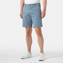 Helly Hansen Men's Bryggen Chino Shorts Navy 33 - Washed Navy Blue - Male