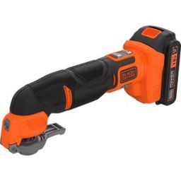 Black & Decker 18V Oscillating Tool with 2Ah Battery and Kitbox, New - Box Opened