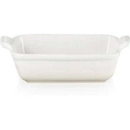Le Creuset Stoneware Heritage 19cm Rectangular Deep Dish - Meringue
