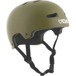 TSG Evolution Satin Skate Helmet (Dark Green) - Green - Size: Large