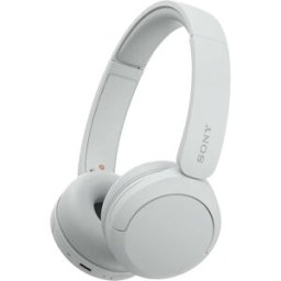 Sony WH-CH520 Wireless Bluetooth Headphones, On-Ear, 50-Hour Battery with Quick Charge - White, New