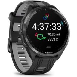Garmin Forerunner 965 Running Smartwatch, 47.2mm, Black/Powder Grey, New