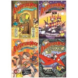 David Fickling Books AdventureMice Series 4 Books Collection Set by Reeve & McIntyre (Of Mice and Mummies, Mice Camera Action!, The Ghostly Galleon, Mousehole to the Centr