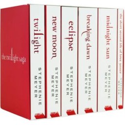 Atom BOX MISSING - Stephenie Meyer Twilight Saga Collection 6 Books Box Set (White Cover)