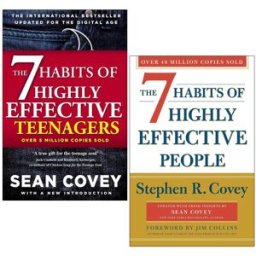 Simon and Schuster UK ltd The 7 Habits Of Highly Effective People and The 7 Habits Of Highly Effective Teenagers 2 Books Collection Set by Stephen R. Covey, Sean Covey