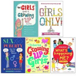Wren & Rook Growing Up For Girls 5 Books Collection Set (The Girls' Guide to Growing Up,Girls Only! All About Periods,Sex, Puberty and All That Stuff,Growing up f