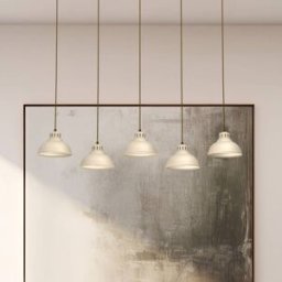 Pendant Light Sven Luminex, dimmable, Cream / amber, Living / Dining Room, metal, Industrial Design, Ceiling Light
