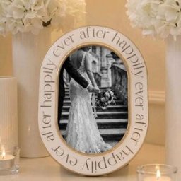 Happily Ever After Oval Photo Frame - 4x6