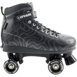 Cream Skates CREAM Scoop Wave Adjustable Kids Roller Skates (Black) - Black - Size: 12.5C-2 EU