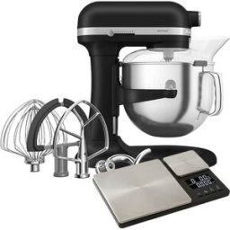 KitchenAid Artisan Matte Black 6.6L Bowl Lift Food Mixer with FREE Gift
