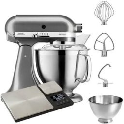 KitchenAid Artisan Mixer 185 Medallion Silver with FREE Gift