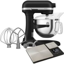 KitchenAid Artisan Matte Black 5.6L Bowl Lift Food Mixer With FREE Gift