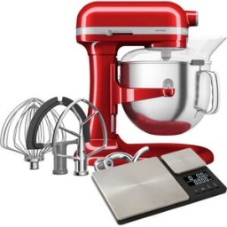 KitchenAid Artisan Candy Apple 6.6L Bowl Lift Food Mixer With FREE Gift