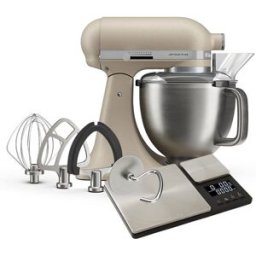 KitchenAid Artisan Plus Oat 4.7L Tilt Head Stand Mixer with FREE Gift