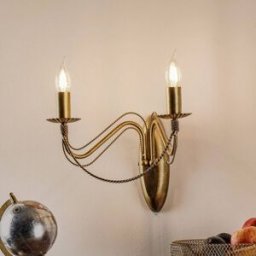 Wall Light Tori K2 EMIBIG LIGHTING, dimmable, Brass / gold, Living / Dining Room, metal, Antique, Wall Light