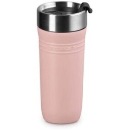 Le Creuset 'On The Go' 350ml Insulated Travel Mug - Shell Pink