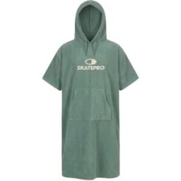 SkatePro Towel Poncho (Dusty Jade) - Teal;Green