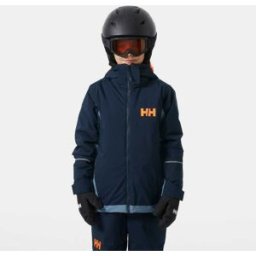 Helly Hansen Juniors’ Quest Ski Jacket Navy 10 - Navy Blue - Unisex