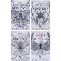 Penguin UK ltd House of Devils Series by Kayla Edwards 4 Books Collection Set (City of Gods and Monsters, City of Souls and Sinners, City of Lies and Legends and Cit