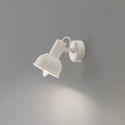 Wall Light Trogir Argon, dimmable, Cream / amber, Living / Dining Room, metal, Industrial Design, Wall Light