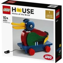 Lego House 40501 The Wooden Duck Limited Edition 1 – Exclusive 621-Piece Collectible Display Set, Moving Beak, Display Stand