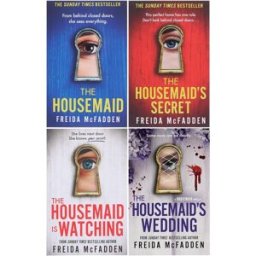 Penguin The Housemaid Series By Freida McFadden 4 Books Collection Set (The Housemaid, The Housemaid's Secret, The Housemaid Is Watching and The Housemaid's W