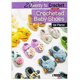 books4people 20 To Crochet Crocheted Baby Shoes By Val Pierce