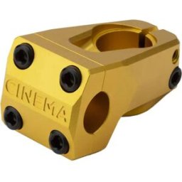 Cinema Projector Front Load BMX Stem (Sandblast Gold) - Gold - Size: 50mm