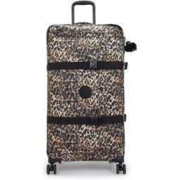 Kipling Spontaneous 78cm 4-Wheel Large Suitcase - Leopard Print