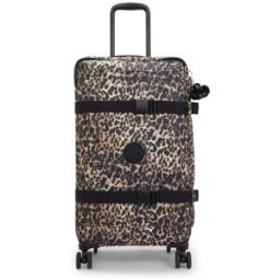 Kipling Spontaneous 66cm 4-Wheel Medium Suitcase - Leopard Print