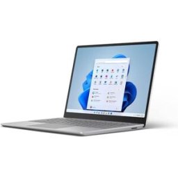 Microsoft Surface Laptop Go 2 12.4" Touchscreen Laptop Platinum – Intel Core i5 11th Gen, 8GB RAM, 128GB SSD, Windows 11, Used - Like New