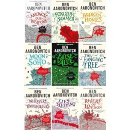 Gollancz Ben Aaronovitch A Rivers Of London Novel Collection 9 Books Set (Rivers of London, Moon Over Soho, Whispers Under Ground, Broken Homes, Foxglove Summe