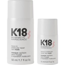 K18 Leave-In Molecular Repair Hair Mask 15ml and 50ml Duo