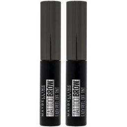 Maybelline New York Tattoo Brow Peel Off Eyebrow Gel Tint, Colour: Bla