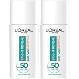 L'Oreal Paris Bright Reveal Uv Fluid Tinted Glow - Pearl - Spf 50+ 50m