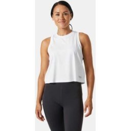 Helly Hansen Women's Ocean Cropped Tank Top White M - White - Female