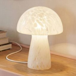 Table Lamp Hubi Lindby, White / opal, Living / Dining Room, Glass, Modern, Table Lamp