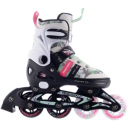 Tempish Dasty 2 Adjustable Girls Inline Skates - White;Black;Pink - Size: 4-6.5 EU