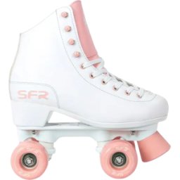 SFR Figure Quad Skates (White/Pink) - White;Pink - Size: 2 EU
