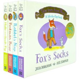 Macmillan Julia Donaldson Tales From Acorn Wood Series 4 Books Collection Set (Postman Bear, Fox's Socks, Rabbit's Nap, Hide-and-Seek Pig)