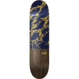 Verb Marble Dip Skateboard Deck (Blue) - Blue;Gold;Brown - Size: 8.25