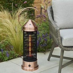 Kettler Kalos Copper Small Lantern Electric Patio Heater 1500W KLEH140-0400