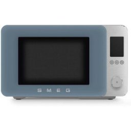 Smeg MOC02SBMUK Microwave with Oven, Air Fry & Grill - Matte Storm Blue