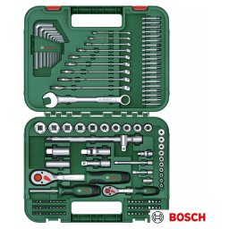 Bosch Advanced 132pc Hand Tool Set 1600A02Z9B Ratchet Socket Wrench Bit Case