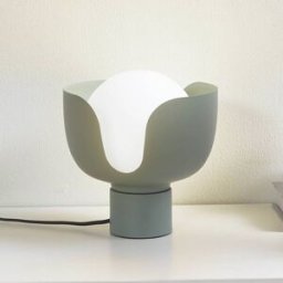 Table Lamp Fiora Lindby, Green, Living / Dining Room, metal, Modern, Table Lamp